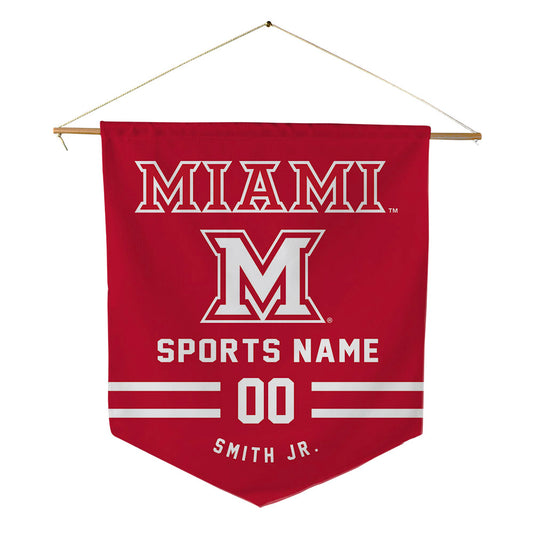 Miami of Ohio - NCAA Football : Greg Smith Jr. - Pennant - 18" x 21"-0
