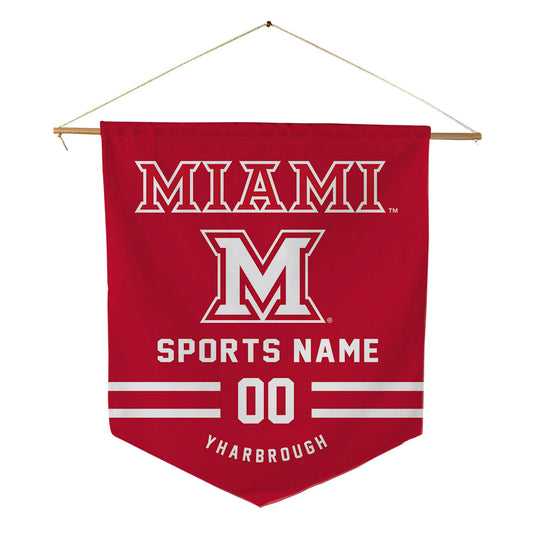Miami of Ohio - NCAA Football : Desmon Yharbrough - Pennant - 18" x 21"-0