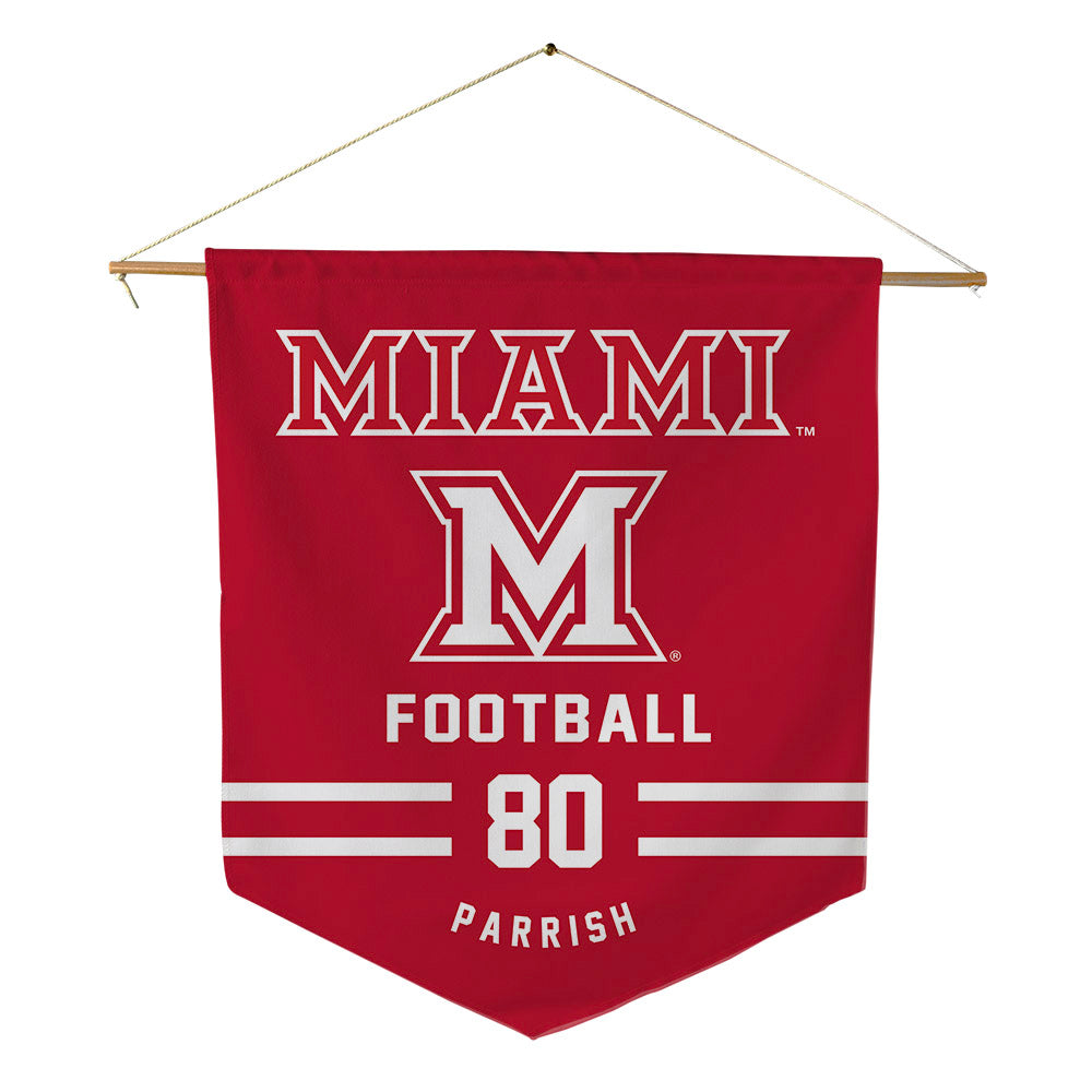 Miami of Ohio - NCAA Football : Michael Parrish - Pennant - 18" x 21"-0