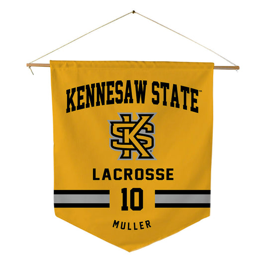 Kennesaw - NCAA Women's Lacrosse : Rylie Muller - Pennant - 18" x 21"-0