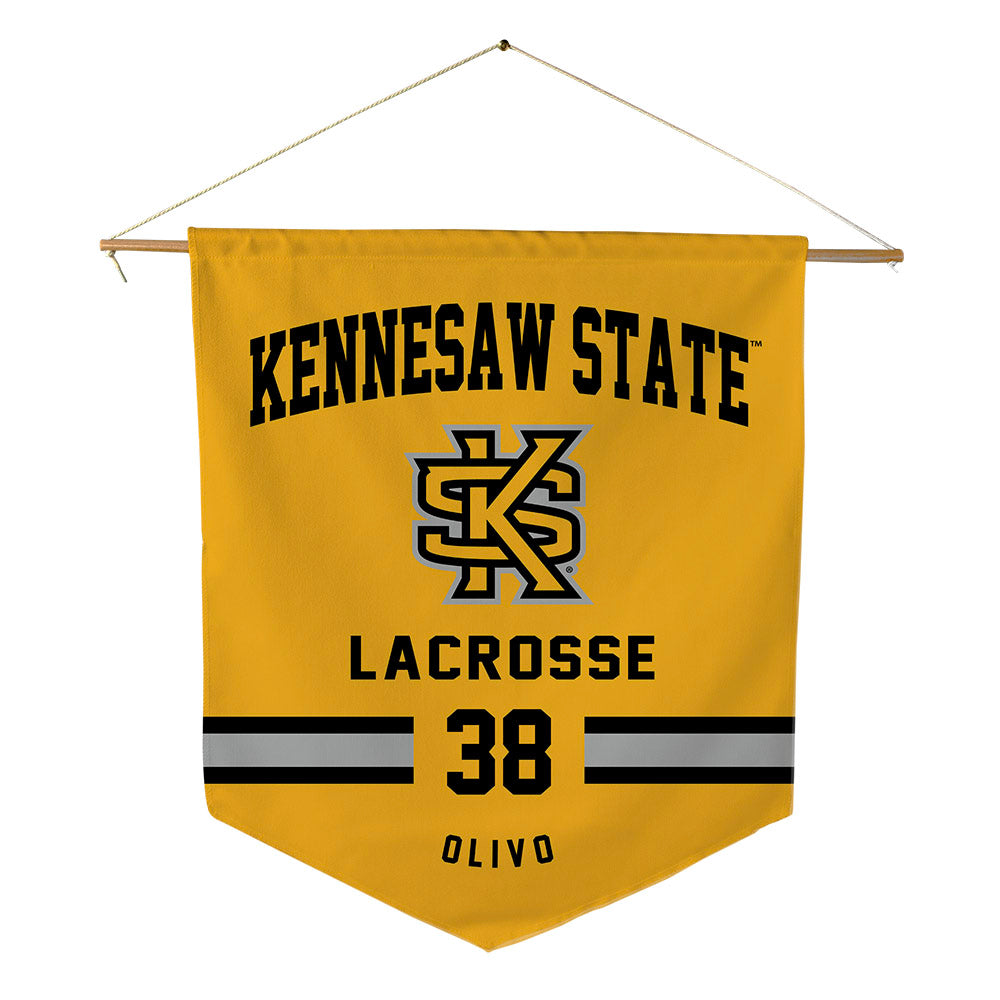 Kennesaw - NCAA Women's Lacrosse : Jordyn Olivo - Pennant - 18" x 21"-0