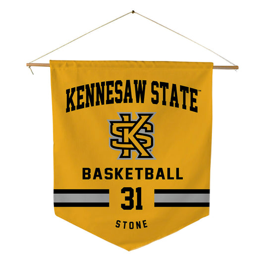 Kennesaw - NCAA Men's Basketball : Charles Stone - Pennant - 18" x 21"-0