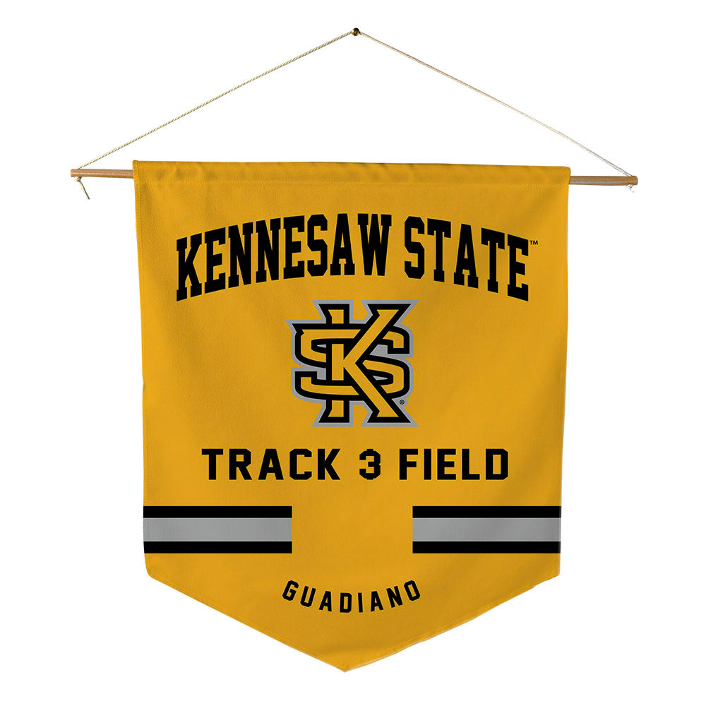 Kennesaw - NCAA Men's Track & Field : Cameron Guadiano - Pennant - 18" x 21"-0