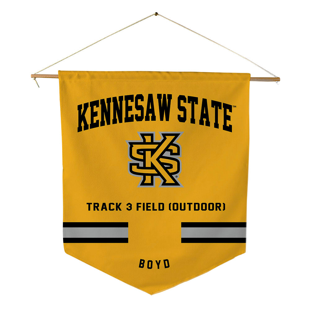 Kennesaw - NCAA Men's Track & Field : Aidan Boyd - Pennant - 18" x 21"-0