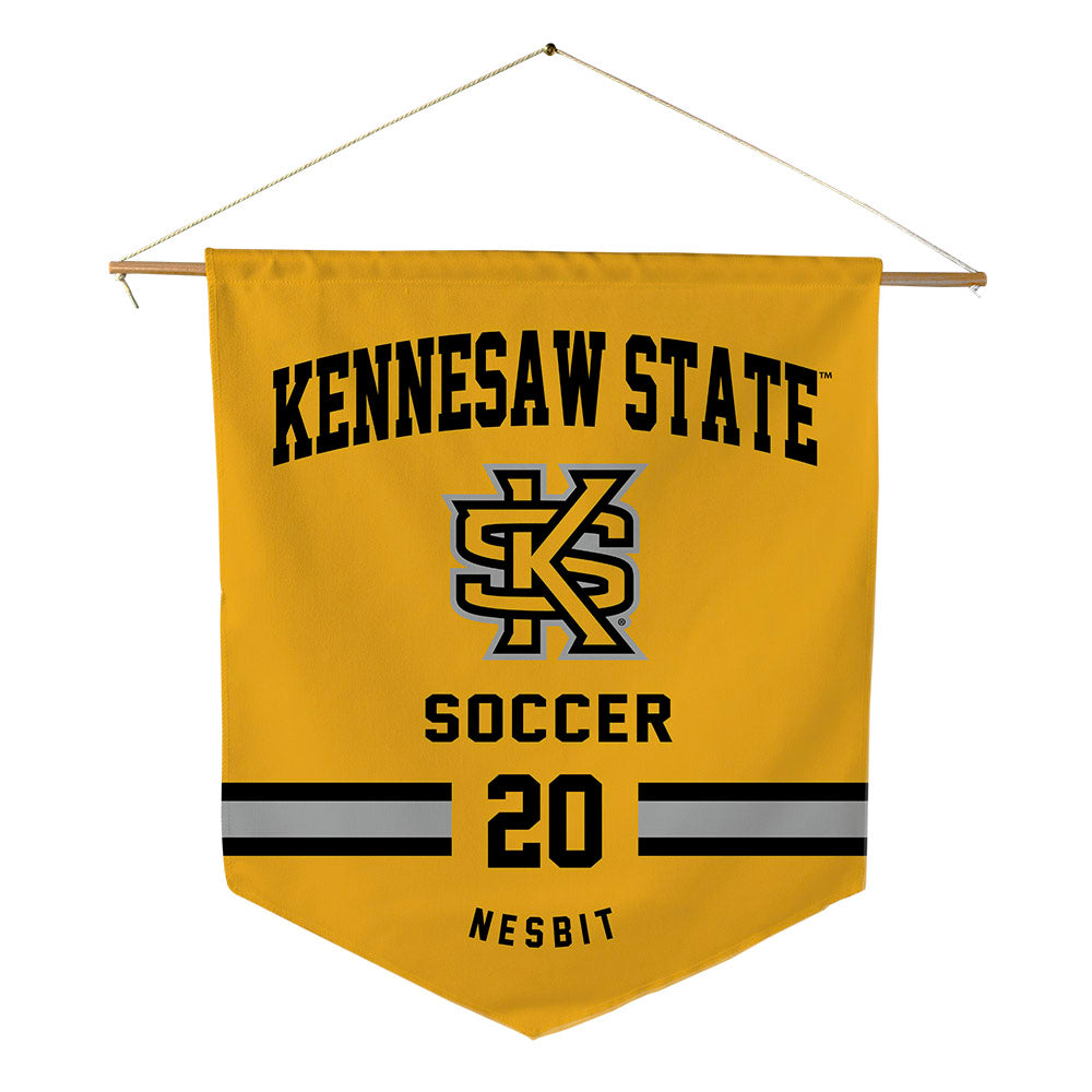 Kennesaw - NCAA Women's Soccer : Alana Nesbit - Pennant - 18" x 21"-0