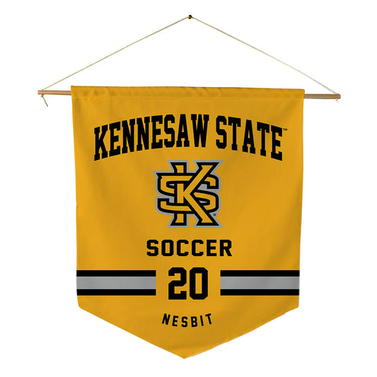 Kennesaw - NCAA Women's Soccer : Alana Nesbit - Pennant - 18" x 21"-0
