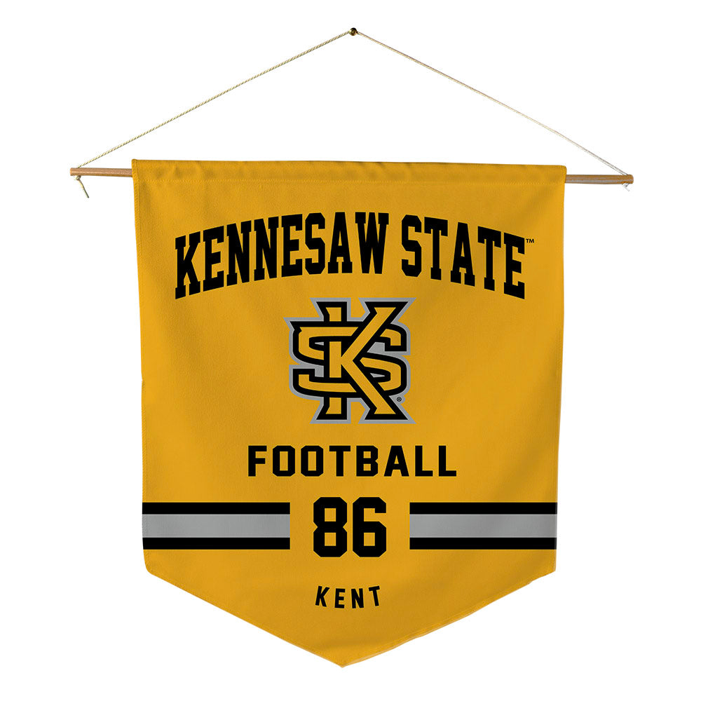 Kennesaw - NCAA Football : Carson Kent - Pennant - 18" x 21"-0