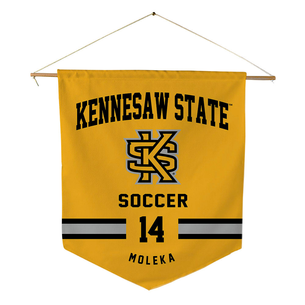 Kennesaw - NCAA Women's Soccer : Naomi Moleka - Pennant - 18" x 21"-0