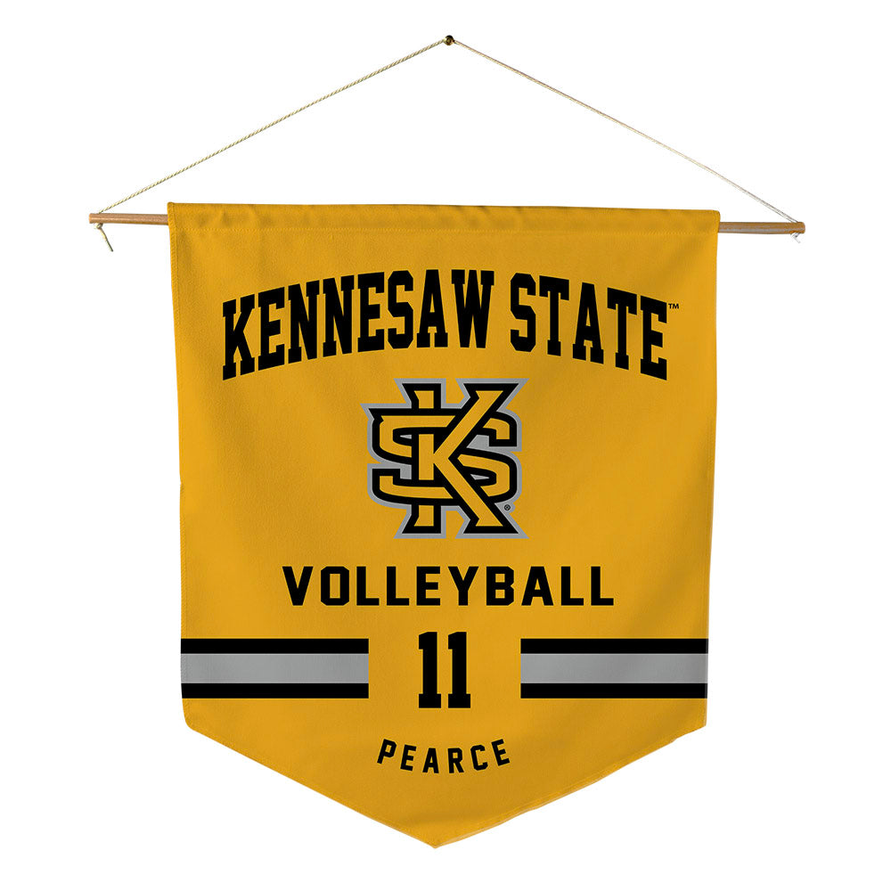 Kennesaw - NCAA Women's Volleyball : Hannah Pearce - Pennant - 18" x 21"-0