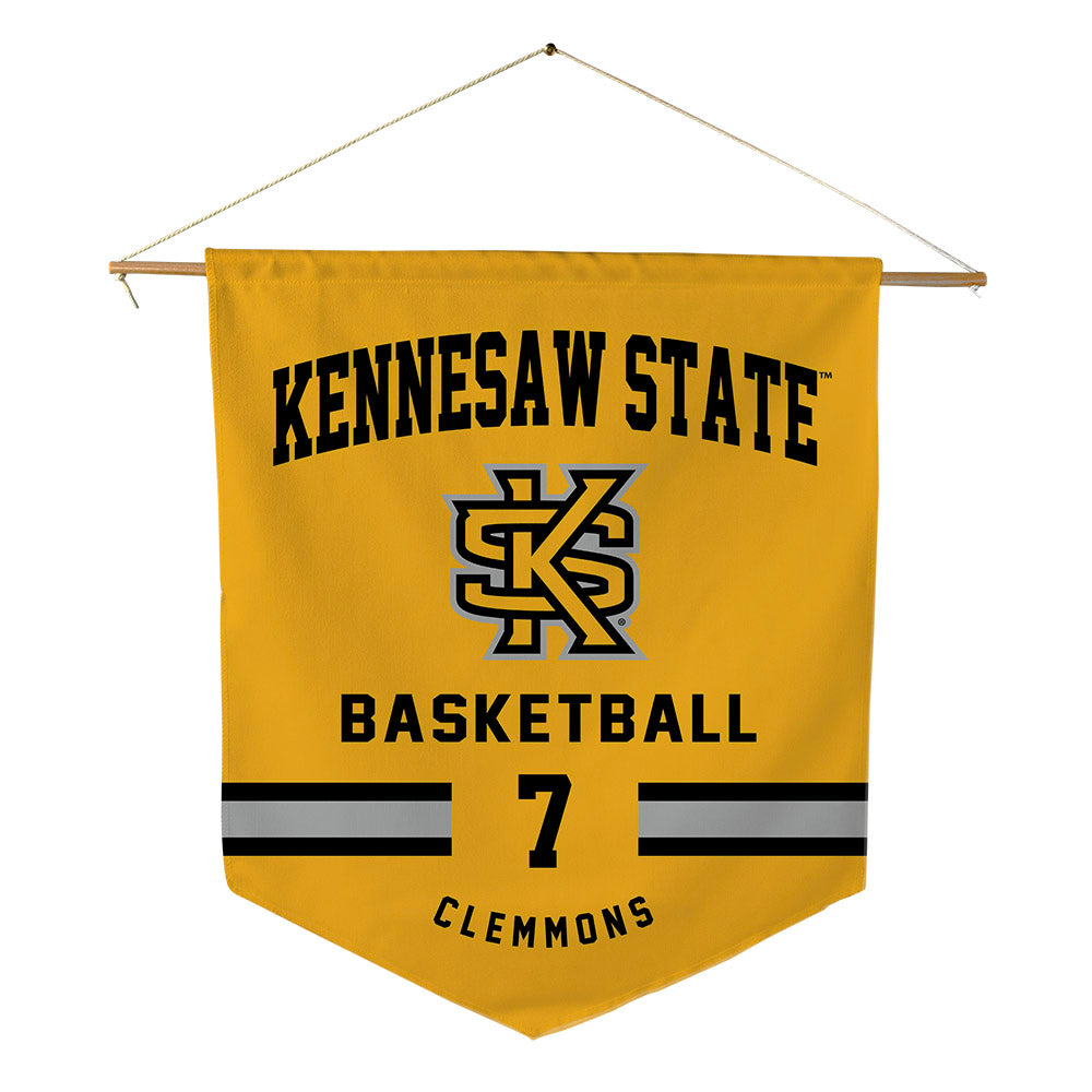 Kennesaw - NCAA Men's Basketball : Chase Clemmons - Pennant - 18" x 21"-0