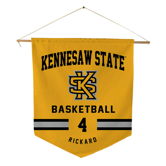 Kennesaw - NCAA Men's Basketball : Kaden Rickard - Pennant - 18" x 21"-0