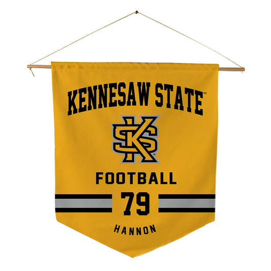 Kennesaw - NCAA Football : Dylan Hannon - Pennant - 18" x 21"-0