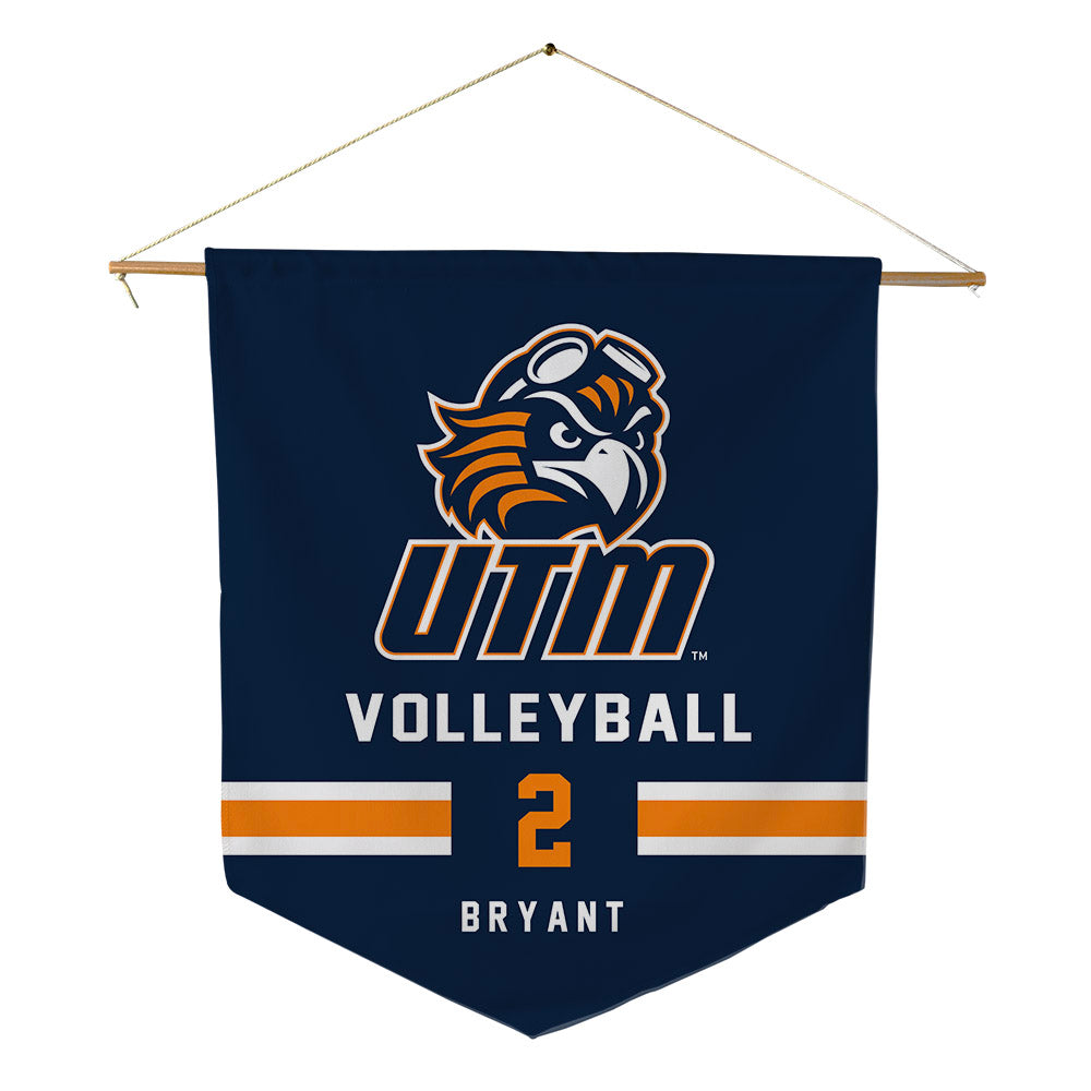 UT Martin - NCAA Women's Volleyball : Kayla Bryant - Pennant - 18" x 21"-0