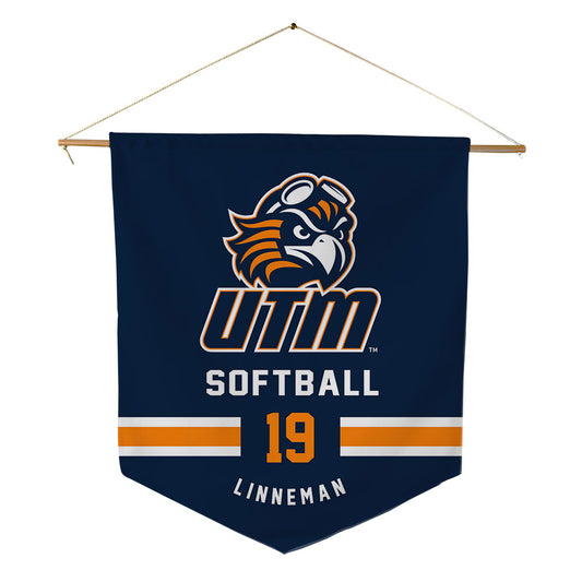 UT Martin - NCAA Softball : Brooklynn Linneman - Pennant - 18" x 21"-0