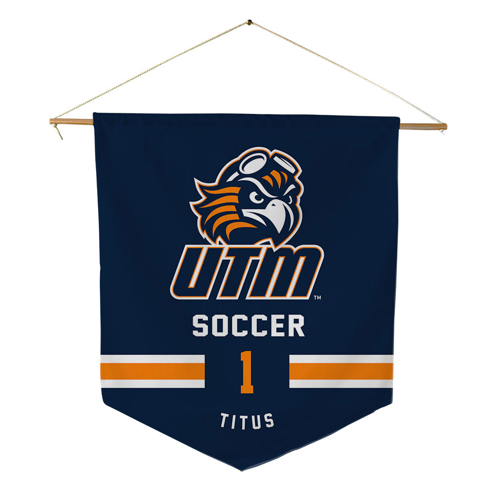 UT Martin - NCAA Women's Soccer : Mac Titus - Pennant - 18" x 21"-0