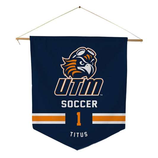 UT Martin - NCAA Women's Soccer : Mac Titus - Pennant - 18" x 21"-0
