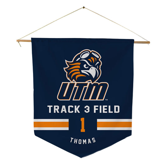 UT Martin - NCAA Men's Track & Field : Caleb Thomas - Pennant - 18" x 21"-0