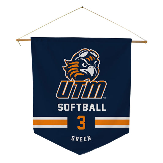 UT Martin - NCAA Softball : Ashtyn Green - Pennant - 18" x 21"-0