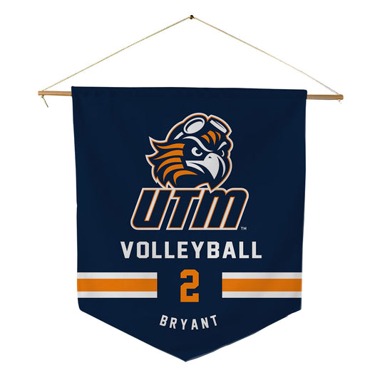 UT Martin - NCAA Women's Volleyball : Kayla Bryant - Pennant - 18" x 21"-0