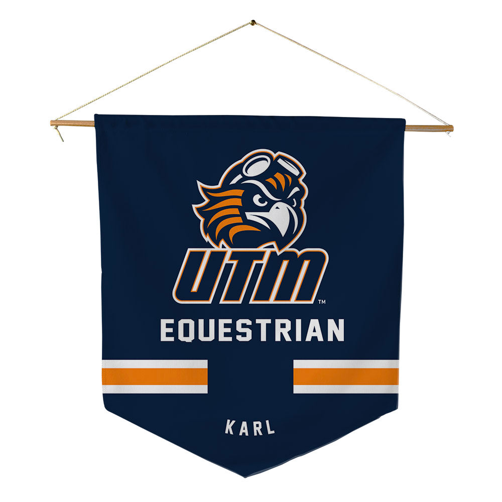 UT Martin - NCAA Equestrian : Abigail Karl - Pennant - 18" x 21"-0
