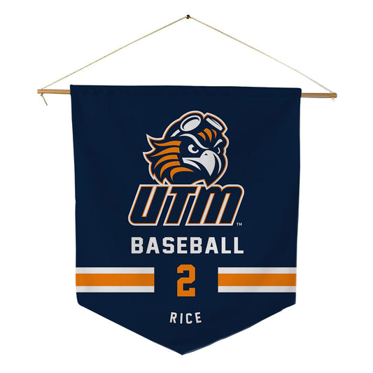 UT Martin - NCAA Baseball : Zac Rice - Pennant - 18" x 21"-0