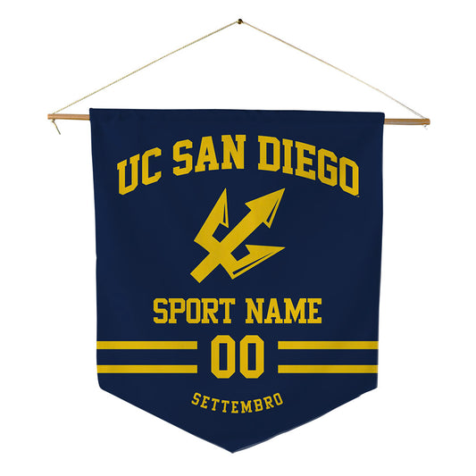 UCSD - NCAA Softball : Bella Settembro - Pennant - 18" x 21"-0