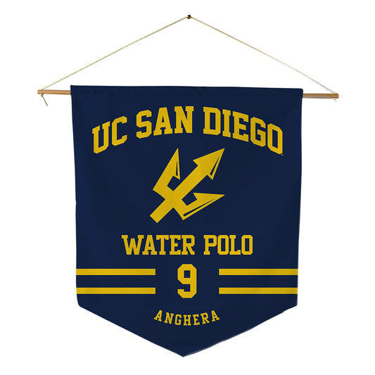 UCSD - NCAA Women's Water Polo : Alessandra Anghera - Pennant - 18" x 21"-0