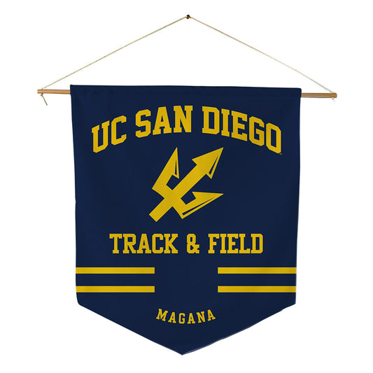 UCSD - NCAA Men's Track & Field : Christian Magana - Pennant - 18" x 21"-0