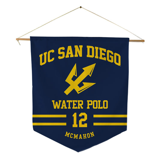 UCSD - NCAA Women's Water Polo : Madeleine McMahon - Pennant - 18" x 21"-0