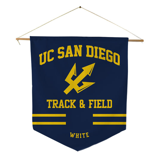UCSD - NCAA Women's Track & Field : Brooke White - Pennant - 18" x 21"-0