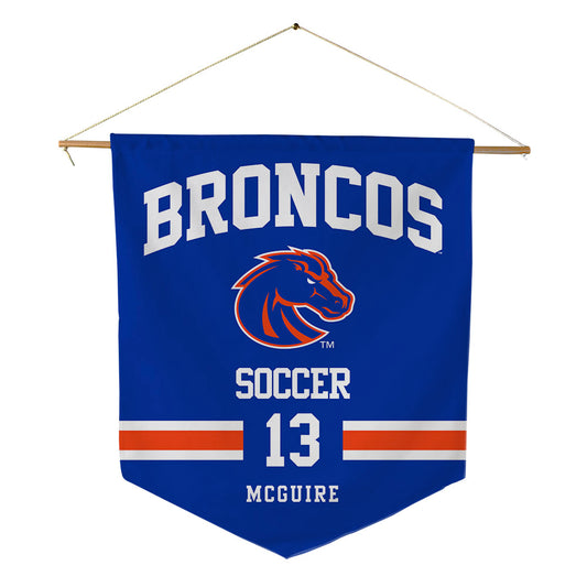 Boise State - NCAA Women's Soccer : Frankie McGuire - Pennant - 18" x 21"-0