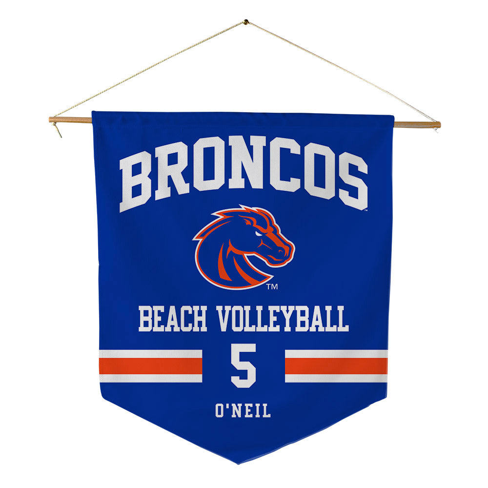 Boise State - NCAA Beach Volleyball : Sharli O'Neil - Pennant - 18" x 21"-0