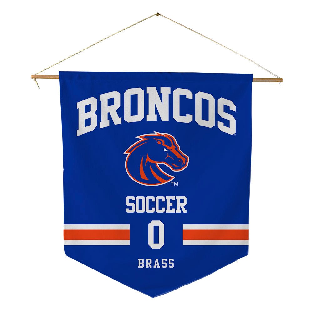 Boise State - NCAA Women's Soccer : Jazmyn Brass - Pennant - 18" x 21"-0