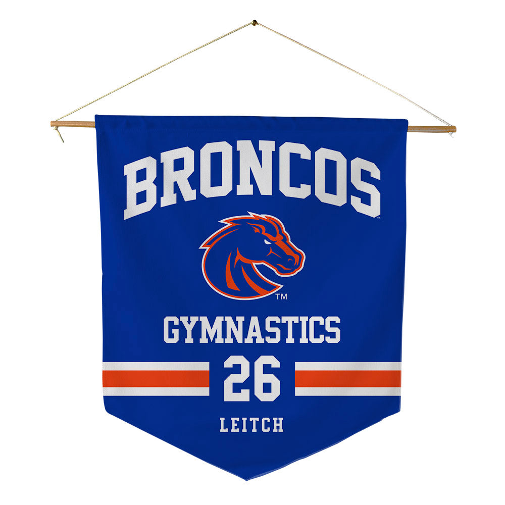 Boise State - NCAA Women's Gymnastics : Sydney Leitch - Pennant - 18" x 21"-0