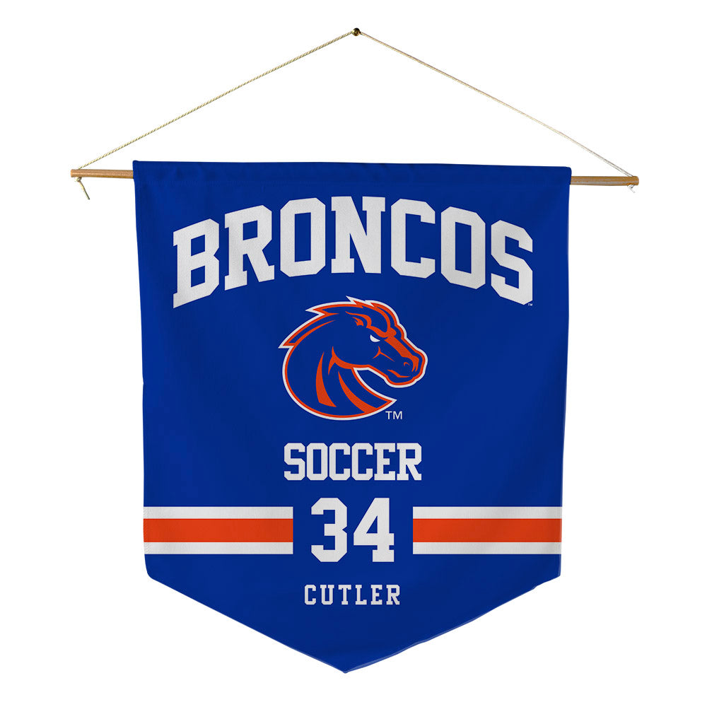 Boise State - NCAA Women's Soccer : Aniah Cutler - Pennant - 18" x 21"-0