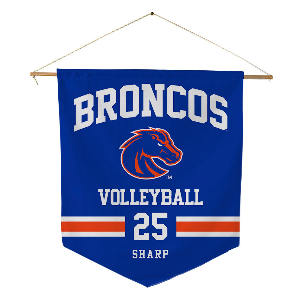 Boise State - NCAA Women's Volleyball : Eliza Sharp - Pennant - 18" x 21"-0