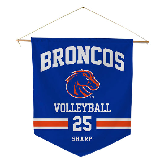 Boise State - NCAA Women's Volleyball : Eliza Sharp - Pennant - 18" x 21"-0