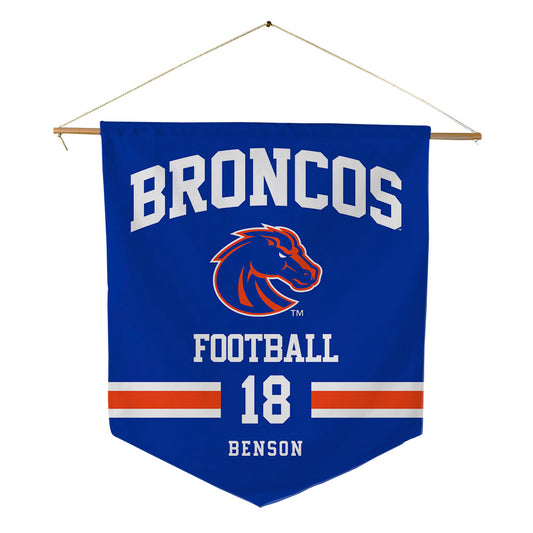 Boise State - NCAA Football : Jack Benson - Pennant - 18" x 21"-0