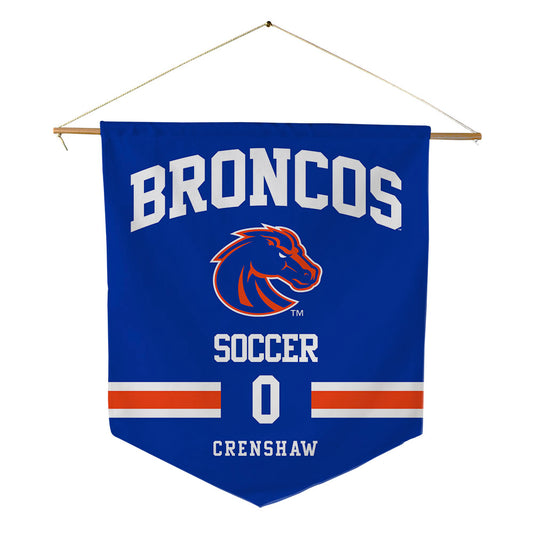Boise State - NCAA Women's Soccer : Genevieve Crenshaw - Pennant - 18" x 21"-0