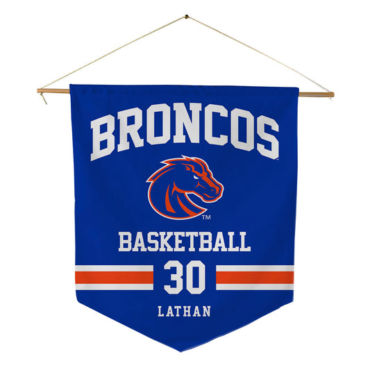 Boise State - NCAA Men's Basketball : Ethan Lathan - Pennant - 18" x 21"-0