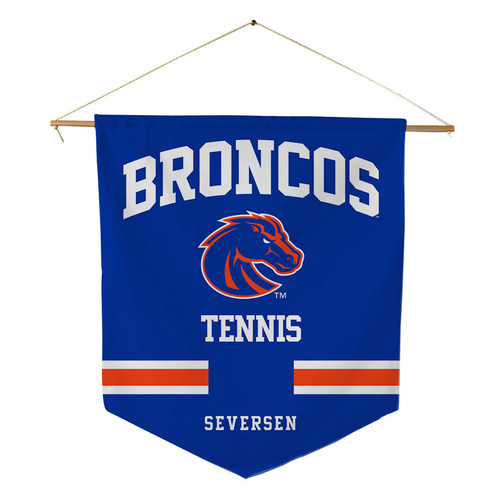 Boise State - NCAA Men's Tennis : Michael Seversen - Pennant - 18" x 21"-0
