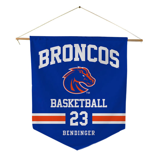 Boise State - NCAA Men's Basketball : Noah Bendinger - Pennant - 18" x 21"-0