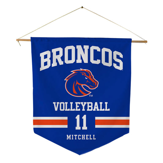 Boise State - NCAA Women's Volleyball : Breanna Mitchell - Pennant - 18" x 21"-0