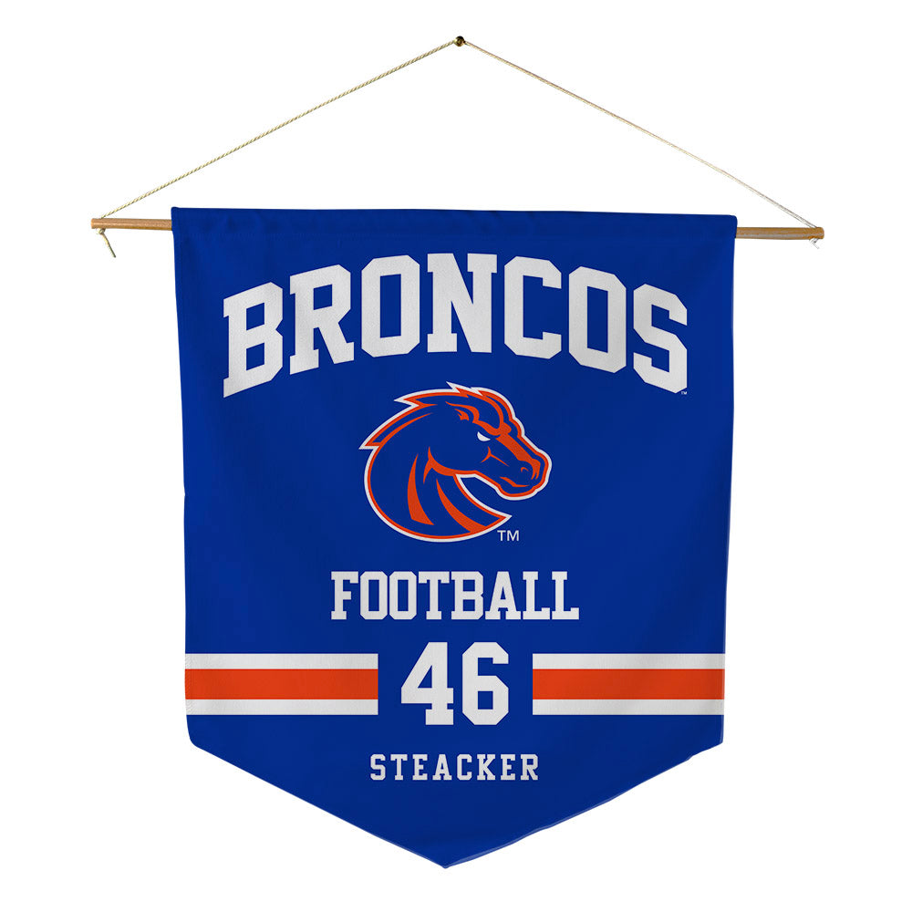 Boise State - NCAA Football : Hunter Steacker - Pennant - 18" x 21"-0