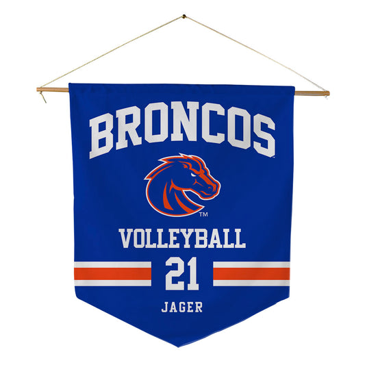 Boise State - NCAA Women's Volleyball : Kailyn Jager - Pennant - 18" x 21"-0