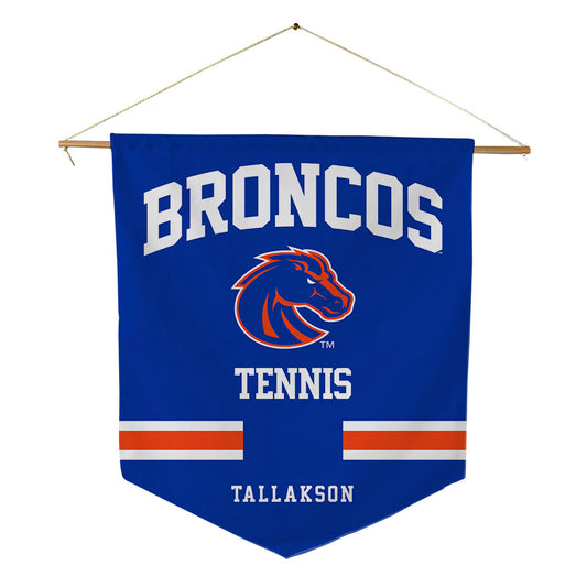 Boise State - NCAA Men's Tennis : Avery Tallakson - Pennant - 18" x 21"-0