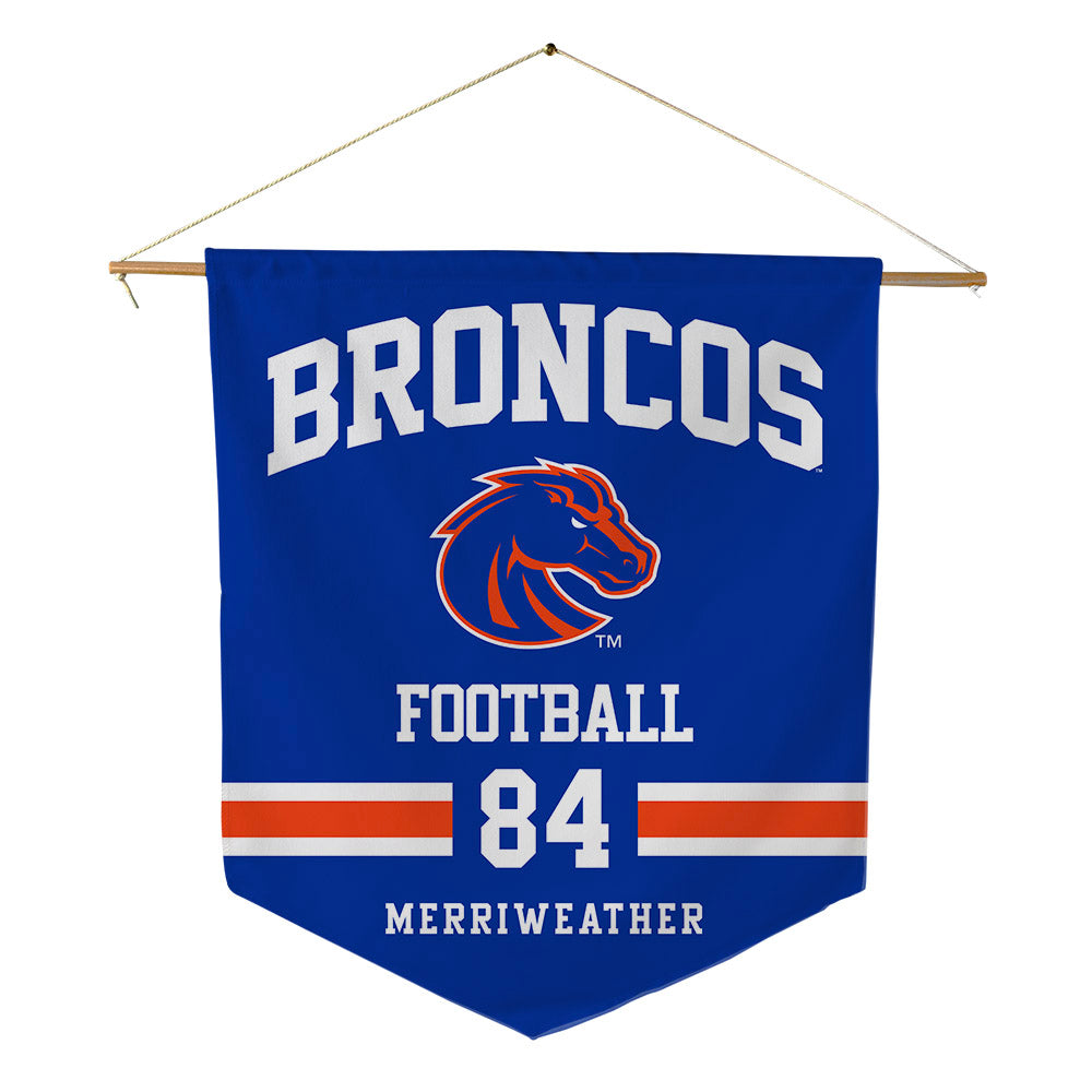 Boise State - NCAA Football : Zamondre Merriweather - Pennant - 18" x 21"-0
