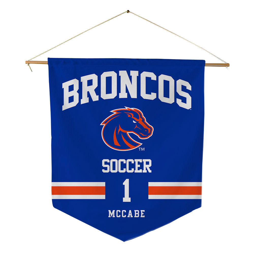 Boise State - NCAA Women's Soccer : Molly McCabe - Pennant - 18" x 21"-0