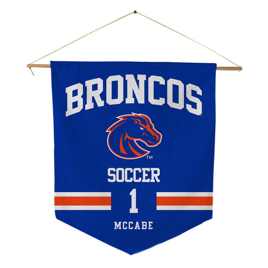 Boise State - NCAA Women's Soccer : Molly McCabe - Pennant - 18" x 21"-0
