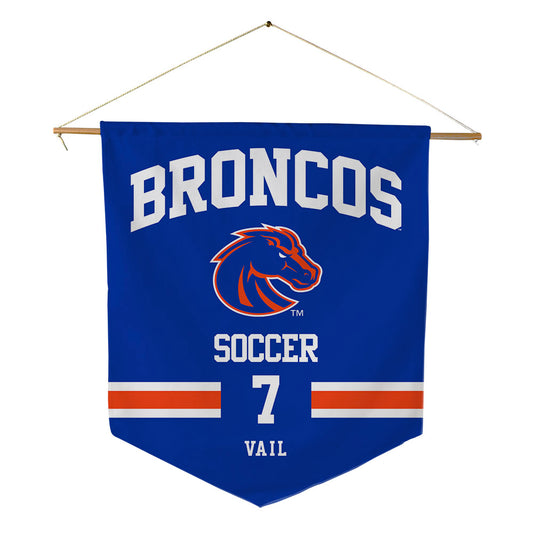 Boise State - NCAA Women's Soccer : Evva Vail - Pennant - 18" x 21"-0